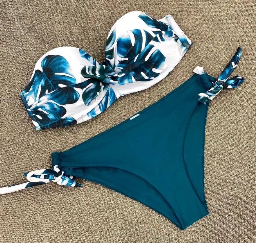 Бански от Две Части ''Green Leaves''.