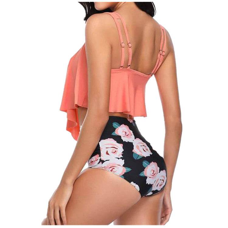 Бански от Две Части с висока талия ''Opal''.